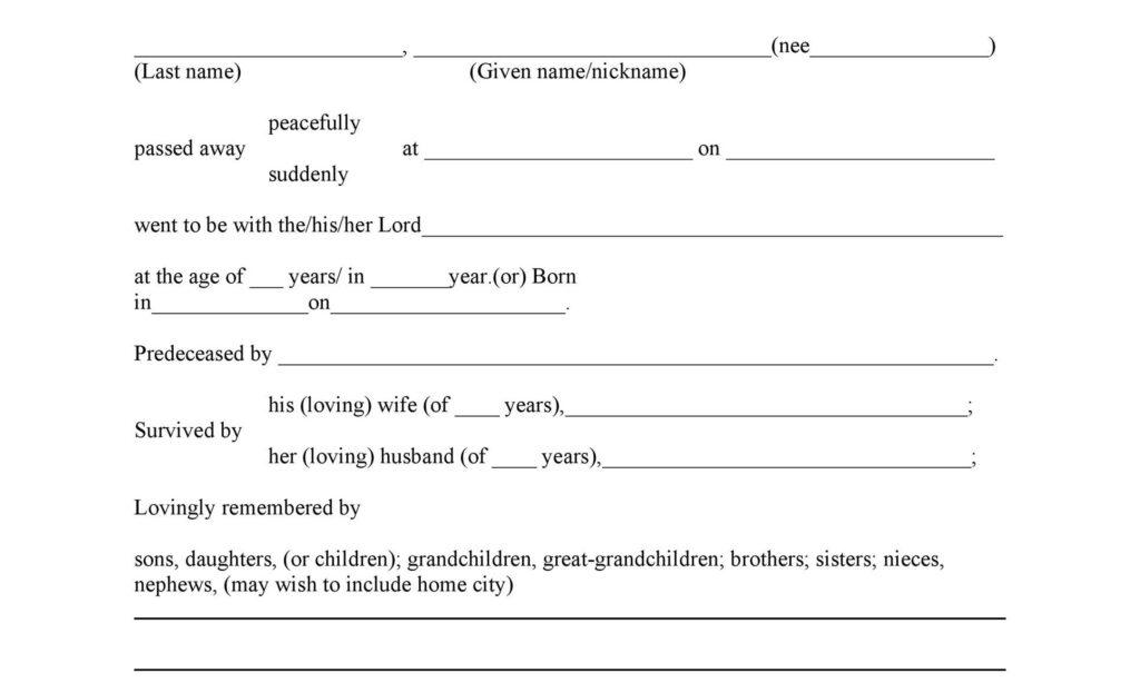 Article - If I Wrote Obituaries of the Living, Would I Be Kinder to Them?